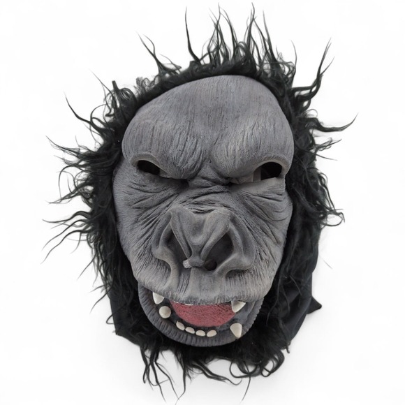 Vintage Other - Vintage Spook Gorilla Ape‎ Latex Mask Adult Halloween Costume 80s 90s Horror